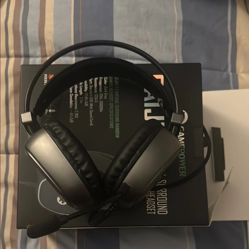 Rainbow Gaming Headset with 7.1 Surround Sound